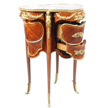 Load image into Gallery viewer, Louis XV style Tripartite Table, signed Beurdelay. France, c.1875