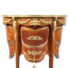 Load image into Gallery viewer, Louis XV style Tripartite Table, signed Beurdelay. France, c.1875