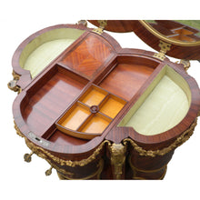 Load image into Gallery viewer, Louis XV style Tripartite Table, signed Beurdelay. France, c.1875