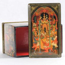 Load image into Gallery viewer, Russian Lacquer Box from Palekh, Russia. c.1991