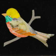 Load image into Gallery viewer, Pietra Dura Bird on a Branch, Italy, c.1900