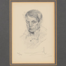 Load image into Gallery viewer, Limited Edition lithograph Portrait of Picasso by Dali, #72/140