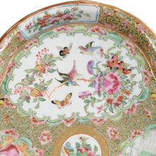 Load image into Gallery viewer, Rose Medallion Tri-shaped tray, China, 19th century