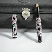 Load image into Gallery viewer, Parker Snake Silver Limited Edition Fountain Pen - Medium Nib