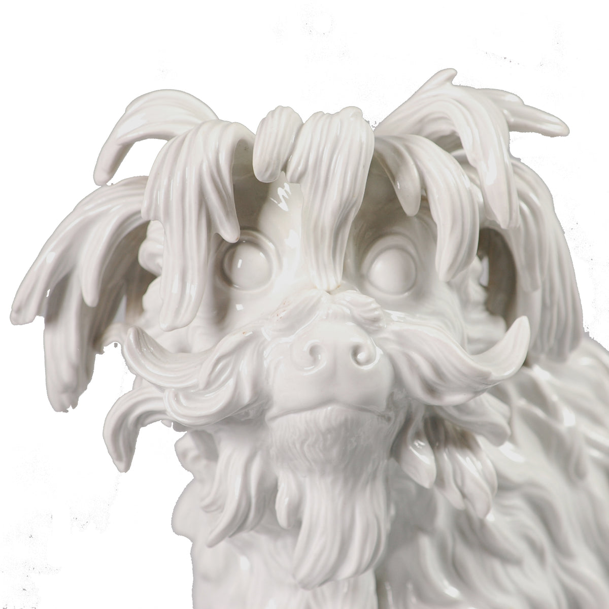 Meissen Porcelain Dog, Germany, c.1860 – Bookmark Memories LLC