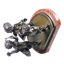 Load image into Gallery viewer, Bronze Figural Group of Putti Musicians, signed Clodion. France, c.1865