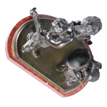 Load image into Gallery viewer, Bronze Figural Group of Putti Musicians, signed Clodion. France, c.1865