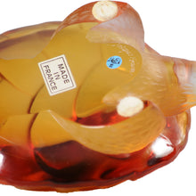 Load image into Gallery viewer, Lalique Turtle in Amber, Signed. France, c.2000