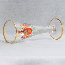 Load image into Gallery viewer, Large Hand Blown Enamel Decorated Glass Goblet, Germany, c.1897