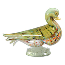 Load image into Gallery viewer, Murano Glass Tour D'Argent Duck Sculpture, Venice, c.1960