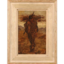 Load image into Gallery viewer, Oil painting on board by Dutch Artist Evert Pieters, c.1880