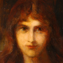 Load image into Gallery viewer, Oil painting on board, signed Henner, France, c.1850