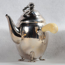 Load image into Gallery viewer, Georg Jensen "Blossom" Sterling Tea Set. Denmark, c.1930