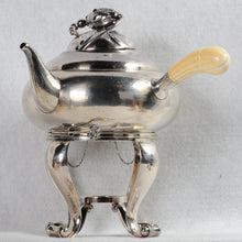 Load image into Gallery viewer, Georg Jensen "Blossom" Sterling Tea Set. Denmark, c.1930