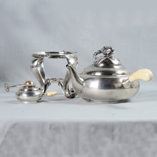 Load image into Gallery viewer, Georg Jensen "Blossom" Sterling Tea Set. Denmark, c.1930