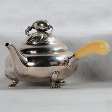 Load image into Gallery viewer, Georg Jensen "Blossom" Sterling Tea Set. Denmark, c.1930
