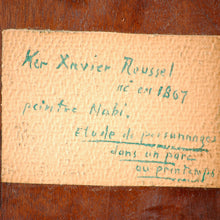 Load image into Gallery viewer, Oil Painting by Ker Xavier Roussel, French, c.1900