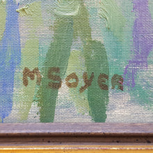 Load image into Gallery viewer, Oil painting on canvas of a reclining nude, signed M. Soyer.  Russia/America, c.1940