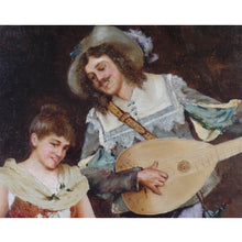 Load image into Gallery viewer, Oil Painting on canvas, signed F. Vinea, Firenze.  Italy, c.1870