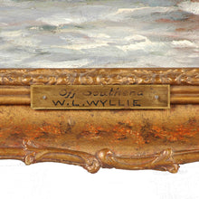 Load image into Gallery viewer, Oil on canvas by W. L. Wyllie, signed, “Off Southend”. England, c.1875