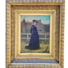 Load image into Gallery viewer, Oil painting Belgium Vinck gold Leaf Frame