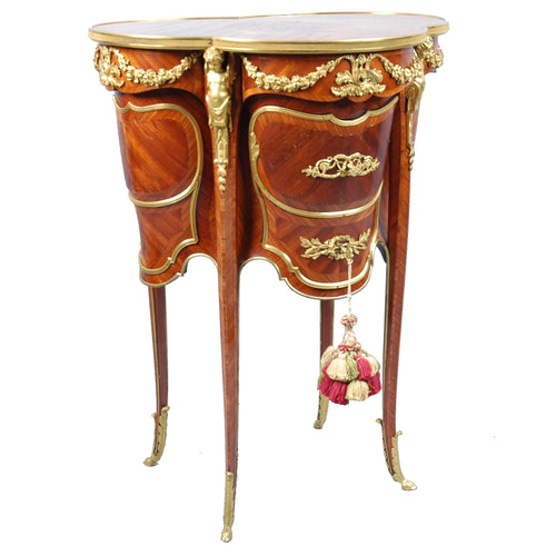 Louis XV signed ormolu mounted table of superb quality