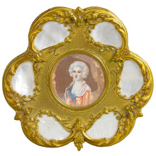 Load image into Gallery viewer, Ormolu dresser box with mother of pearl and portrait. France, c.1875