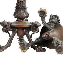 Load image into Gallery viewer, Pair Bronze Candlesticks, France, c.1860.