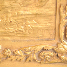 Load image into Gallery viewer, Bronze Doré Box with a Bas Relief lid signed Clodion. France, c.1880.