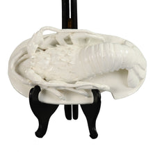 Load image into Gallery viewer, White Majolica Lobster Tureen with platter and ladle. Italy, c.1950.