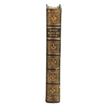 Load image into Gallery viewer, Antique Leather Bound Gold Tooled Book Poems and Songs by Robert Burns, Published 1860