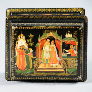 Russian Lacquer Box from Palekh, Russia. c.2001