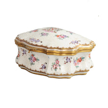 Load image into Gallery viewer, Porcelain Dresser Box in the Louis XV style by Samson &amp; Company, Paris, c.1875.