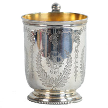 Load image into Gallery viewer, Victorian Sterling silver Baby Cup, England, c.1867