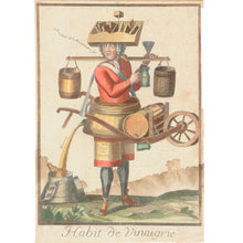 Load image into Gallery viewer, Copperplate Engraving Habit de Vinaigrie by Nicolas Larmessin II, Paris, France, c.1695