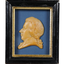 Load image into Gallery viewer, Wax bust of a Gentleman, framed under glass, c.1900