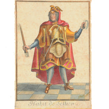 Load image into Gallery viewer, Copperplate Engraving Habit de Sellier by Nicolas Larmessin II, Paris, France, c.1695