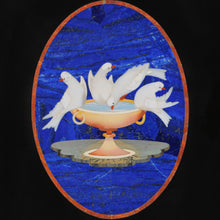 Load image into Gallery viewer, Pietra Dura Doves of Pliny or Capitoline Doves, signed.  Florence, Italy, c.1970