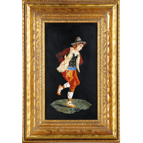 Pietra Dura Florence Gold leaf frame