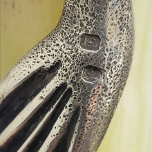 Load image into Gallery viewer, Faberge style silver frog parasol handle facsimile, Russia, c.1960