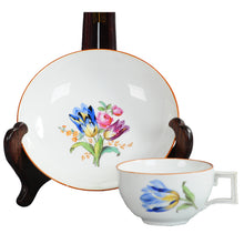 Load image into Gallery viewer, Meissen cups and saucers, Marcolini period, Germany, c. 1800.