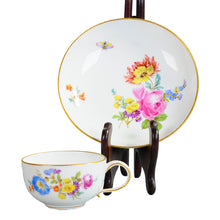 Load image into Gallery viewer, Meissen cups and saucers, Marcolini period, Germany, c. 1800.