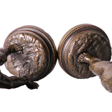 Load image into Gallery viewer, Pair Bronze cherub musicians signed Clodion. France, c.1875.