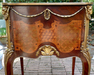 French Louis XV style fall front Secrètaire, France, c.1865