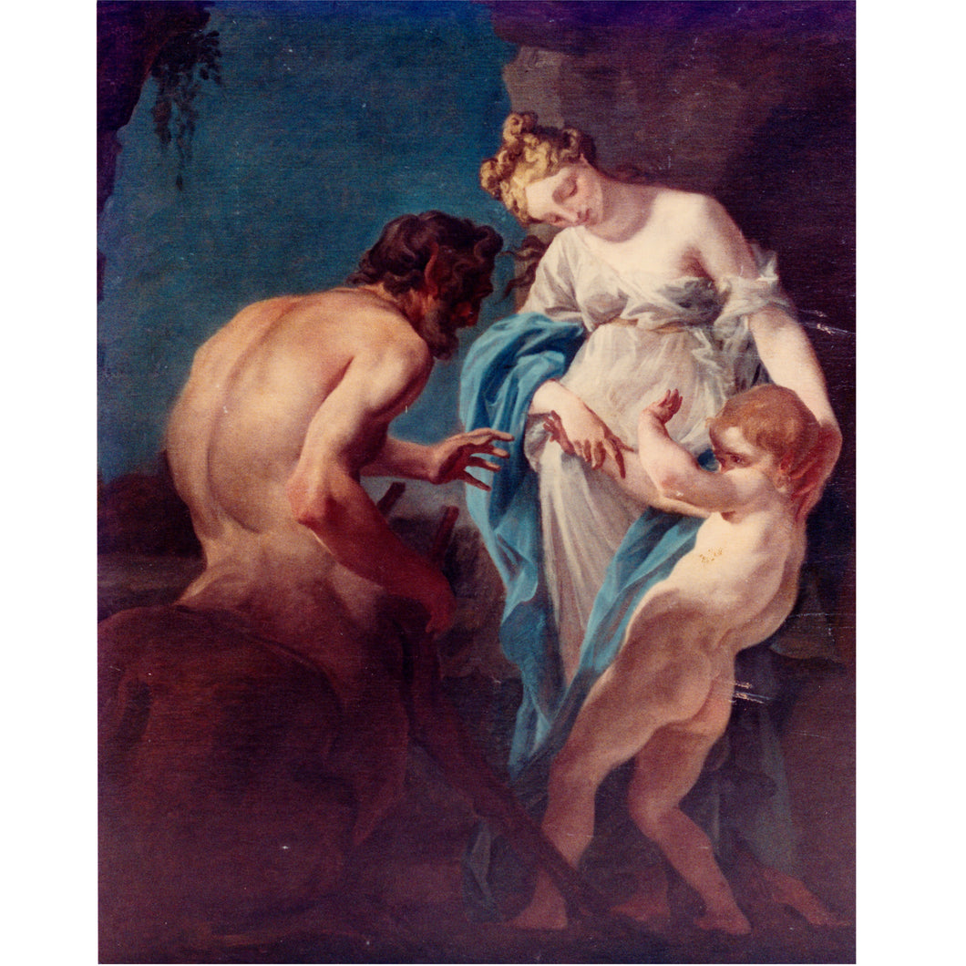 Antique Pair of Large Oil Paintings – 18th Century Italian