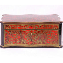 Load image into Gallery viewer, Boulle veneered box signed Tahan, FRANCE, C.1840