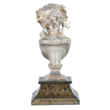 Load image into Gallery viewer, Silvered Bronze Bust of a Bacchante by A. Carrier, France, c.1860