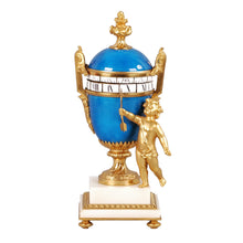 Load image into Gallery viewer, French Ormolu and Guilloché Orbital Clock, c.1875 