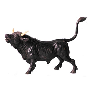 Antique Bronze Bull Sculpture from France
