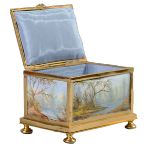 Viennese Enamel and Ormolu box, Austria, c.1860